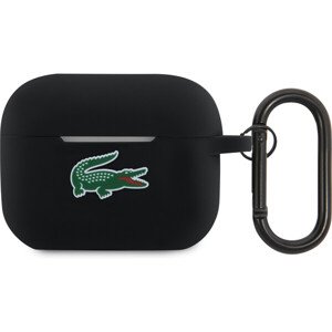 Lacoste Liquid Silicone Croc Logo Puzdro pre AirPods Pro 2 Black