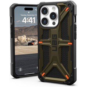 UAG Monarch iPhone 15 Pro kevlarovo khaki