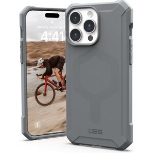 UAG Essential Armor MagSafe iPhone 15 Pro Max strieborný