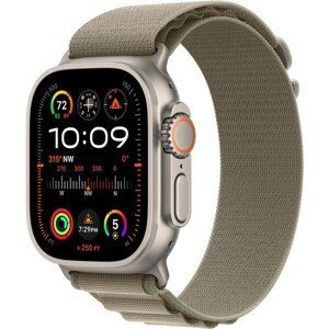 Apple Watch Ultra 2 49mm titánová s olivovým alpským ťahom S