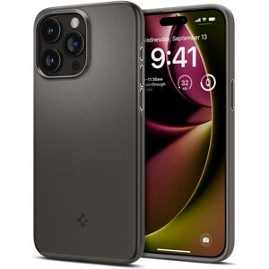 Spigen Thin Fit kryt iPhone 15 Pro hnedý