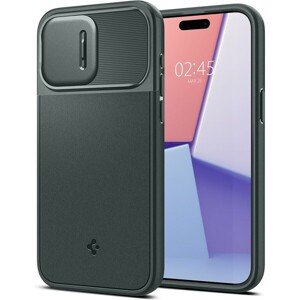 Spigen Optik Armor MagFit kryt iPhone 15 Pro zelený