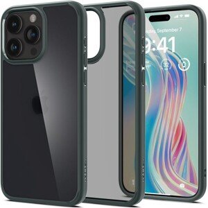 Spigen Ultra Hybrid kryt iPhone 15 Pro zelený