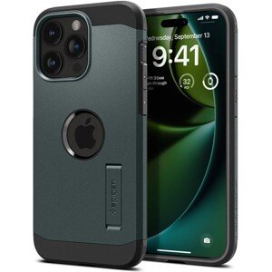 Spigen Tough Armor MagFit kryt iPhone 15 Pro Max zelený