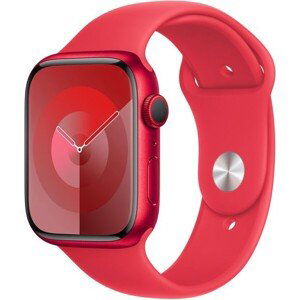 Apple Watch Series 9 45mm (PRODUCT)RED hliník s (PRODUCT)RED športovým remienkom S/M