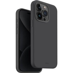 UNIQ HYBRID IPHONE 15 PRO (2023) 6.1 MAGCLICK CHARGING LINO HUE - CHARCOAL (GREY)