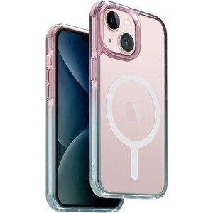 UNIQ HYBRID IPHONE 15 (2023) 6.1 MAGCLICK CHARGING COMBAT DUO - PASTEL (SKY BLUE/ POWDER PINK)