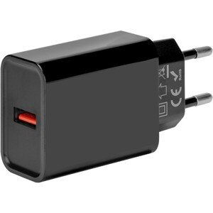 Obal:Me Cestovná Nabíjačka USB-A 18W Black