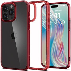 Spigen Ultra Hybrid kryt iPhone 15 Pro červený