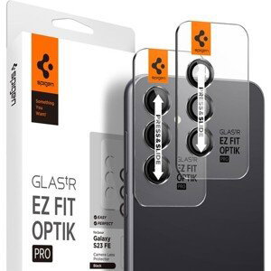 Spigen Glass tR EZ Fit Optik ~ 000000 ~ 2 Pack tvrdené sklo Samsung Galaxy S23 FE čierne