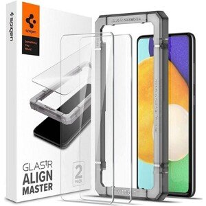 Spigen Glass AlignMaster 2 Pack tvrdené sklo pre Galaxy A52s/A52 (LTE/5G)