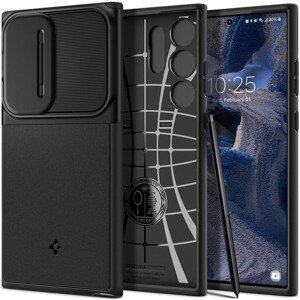 Spigen Optik Armor pre Samsung Galaxy S23 Ultra čierne