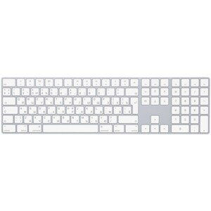 Apple Magic Keyboard s číselnou klávesnicou strieborná - ruská