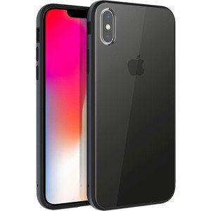 UNIQ Valencia Clear iPhone XS Max tmavo šedé