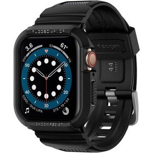 Spigen Rugged Armor Pro kryt s remienkom Apple Watch 7/6/SE/5/4 44/45 mm čierny