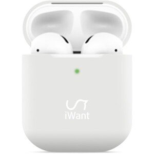 iWant AirPods 2.generácia ultra-tenké púzdro biele