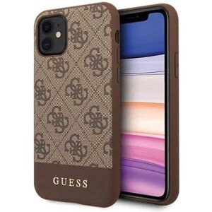 Guess 4G Stripe kryt iPhone 11 hnedý