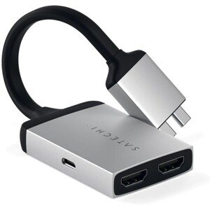 Satechi TYPE-C Dual HDMI Adapter - Silver