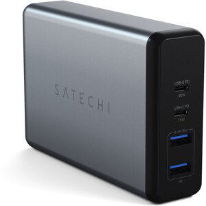 Satechi 108W TYPE-C cestovný adaptér vesmírne šedý