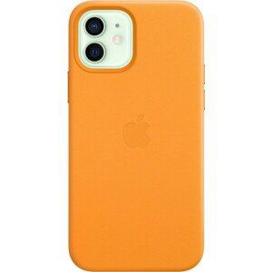 Apple kožený kryt s MagSafe iPhone 12/12 Pro nechtíkovo oranžový