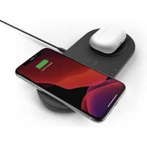 Belkin BOOST CHARGE duálna 15W bezdrôtová nabíjačka čierna