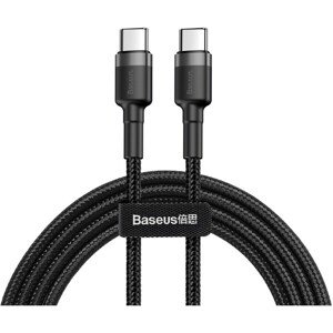 Baseus Cafule kábel USB-C PD 2.0 60W (20V/3A) 2m šedý/čierny