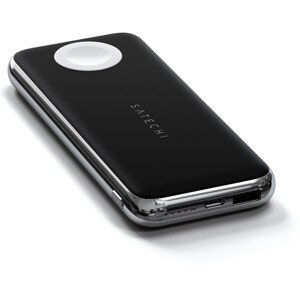 Satechi Quatro Wireless Power Bank 10 000 mAh vesmírne šedá