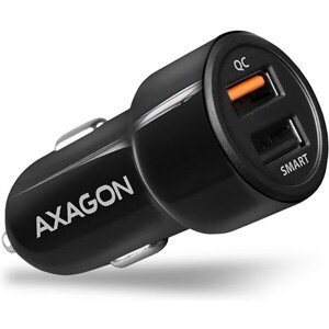 AXAGON PWCQC5 QUICK a SMART nabíjačka do auta 2x port QC3.0/AFC/FCP + 5V2.6A 31.5W