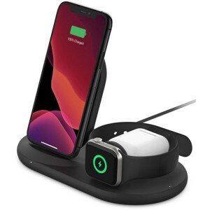 Belkin BOOST CHARGE 3v1 bezdrôtová nabíjacia stanica čierna