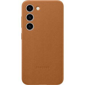 Samsung Leather Case Galaxy S23, Camel