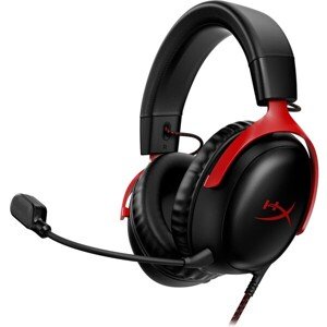 HyperX Cloud III herný headset červený