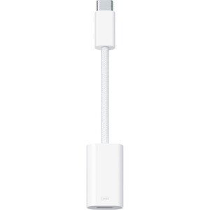 Apple USB-C - Lightning adaptér biely
