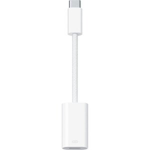 Apple USB-C - Lightning adaptér biely