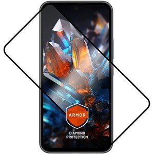 FIXED Armor prémiové tvrdené sklo s aplikátorom Samsung Galaxy S24 čierne