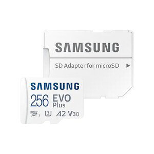 Samsung microSD 256GB Evo Plus + SD adaptér
