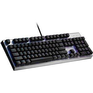 Cooler Master CK351 herná klávesnica Blue Switch US strieborná