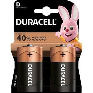 Duracell Basic D alkalická batéria D, 2 ks