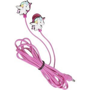 Konix slúchadlá drôtové Unik Unicorn ružové