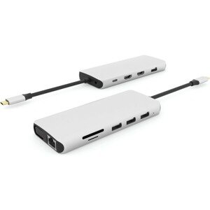 eSTUFF 12-in-1 Triple Display USB-C Hub