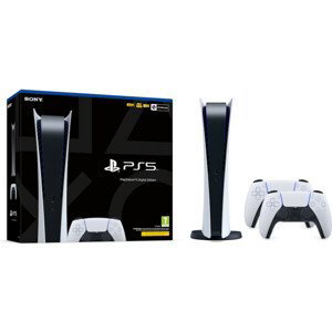 PlayStation 5 Digital + DualSense Controller biely