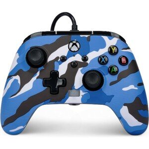 PowerA Enhanced drôtový herný ovládač (Xbox) Blue Camo (non-metallic)