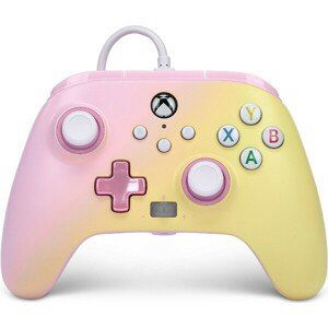PowerA Enhanced drôtový herný ovládač (Xbox) ružový/žltý