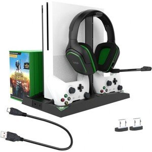 iPega XB007 Multifunkčný Nabíjací Stojan s Chladením pre Xbox One