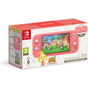 Nintendo Switch Lite Korálová + Animal Crossing: NH bundle