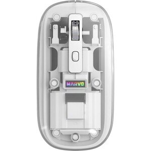 Myš bezdrôtová, Marvo PRISM B10 White, biela, optická, 1600DPI