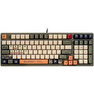 A4tech Bloody S98 Aviator RGB herná mechanická klávesnica (CZ/SK) kamufláž