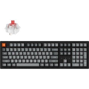 Keychron K10 Max QMK Keychron Super Red herná klávesnica (US) čierna