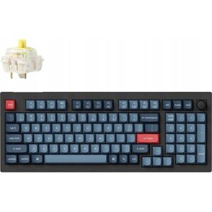 Keychron V5 Max QMK/VIA Gateron Jupiter Banana herná klávesnica (US) čierna