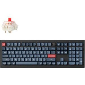 Keychron V6 Max QMK/VIA Gateron Jupiter Red herná klávesnica (US) čierna
