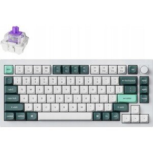 Keychron Q1 HE QMK Gateron 2.0 Magnetic herná klávesnica (US) biela